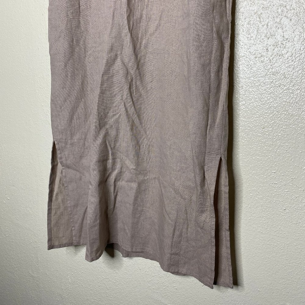 Sigrid Olsen Sleeveless Embroidered A-Line Linen … - image 6